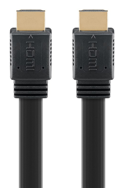 GOOBAY καλώδιο HDMI 77134 με Ethernet, flat, 8K/60Hz, 48 Gbps, 1.5m, μαύρο - Image 5