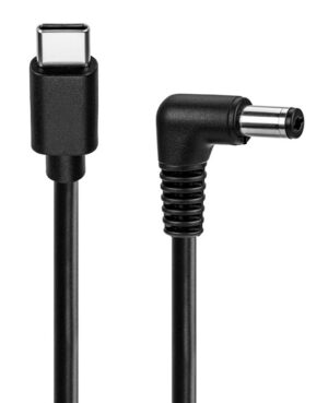GOOBAY καλώδιο τροφοδοσίας USB-C σε DC 78968, 5.5x2.5mm, 0.5m, μαύρο