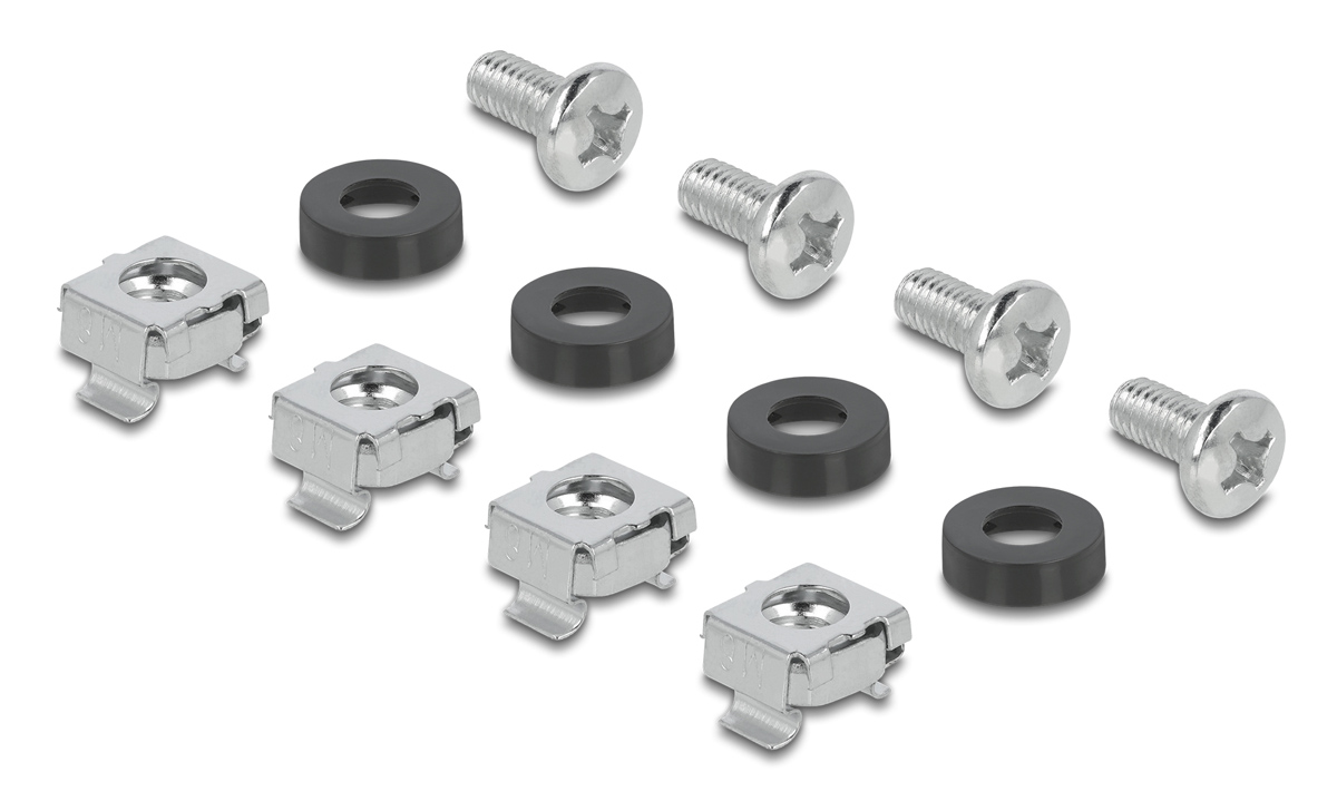 DELOCK cable management 81555 για rack 19"/1U, πλαστικό/μεταλλικό, μαύρο - Image 4