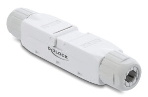 DELOCK σύνδεσμος LSA 91126, CAT 6A unshielded, tool-free, λευκός