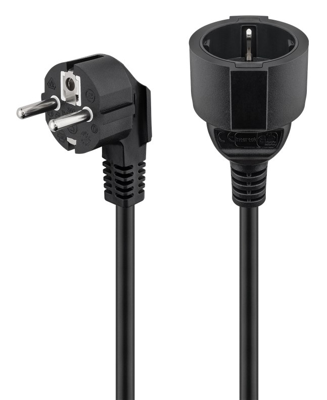 GOOBAY μπαλαντέζα προέκταση ρεύματος 93094, schuko, 3x 1.5mm², 5m, μαύρη - Image 6
