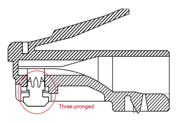 GOOBAY βύσμα RJ45 93828, CAT 6 UTP, διάφανο, 10τμχ - Image 2