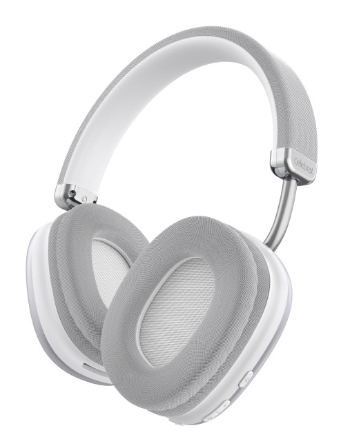 CELEBRAT headphones A39, ασύρματα & ενσύρματα, micro SD, 40mm, 400mAh, ασημί - Image 2