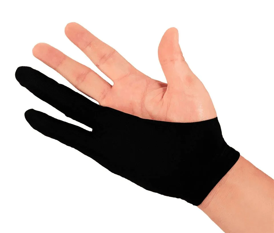 XP-PEN γάντι σχεδίασης AC08-M, medium, μαύρο - Image 3