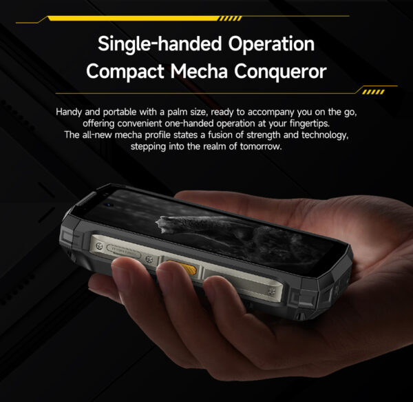 ULEFONE smartphone Armor Mini 20, 4.7", 8/256GB, 4G, 6200mAh, IP68/IP69K, μαύρο - Image 13
