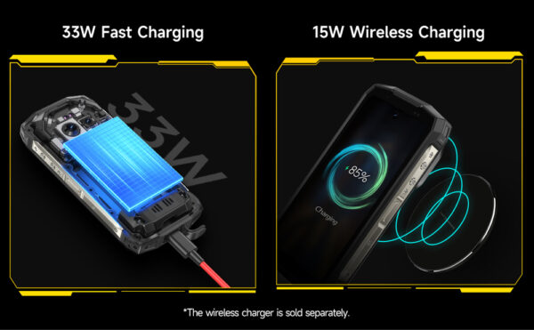 ULEFONE smartphone Armor Mini 20, 4.7", 8/256GB, 4G, 6200mAh, IP68/IP69K, μαύρο - Image 17