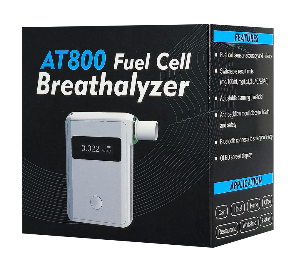 HANWEI ψηφιακός μετρητής αλκοόλ AT800 με μπρελόκ, 0~0.40% BAC, Bluetooth - Image 3