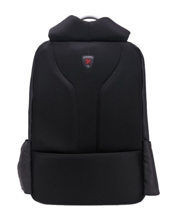 ARCTIC HUNTER τσάντα πλάτης B00208 με θήκη laptop 15.6", λουκέτο TSA, 24L, μαύρη - Image 5