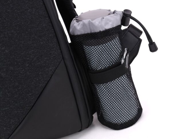 ARCTIC HUNTER τσάντα πλάτης B00208 με θήκη laptop 15.6", λουκέτο TSA, 24L, μαύρη - Image 6