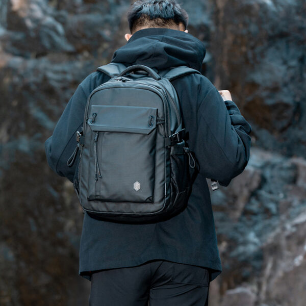 ARCTIC HUNTER τσάντα πλάτης B00531 με θήκη laptop 15.6", 25L, μαύρη - Image 8