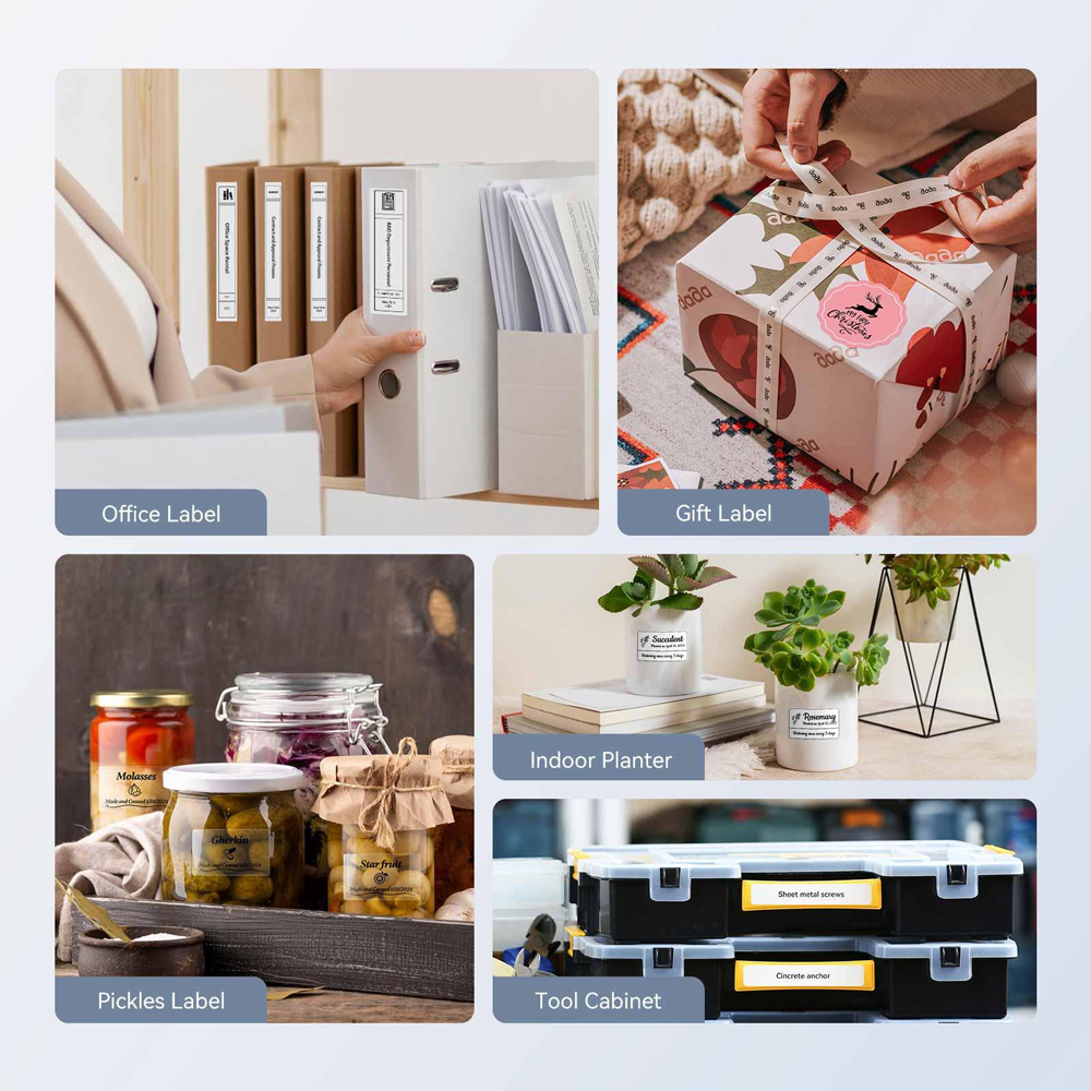 NIIMBOT smart θερμικός εκτυπωτής ετικετών B31, 203dpi, Bluetooth, μπλε - Image 4