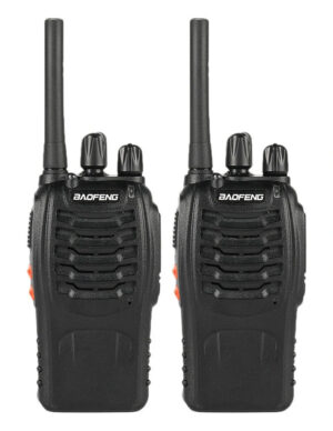 BAOFENG σετ ασύρματοι πομποδέκτες BF-88E, PMR, 0.5W, μαύρο, 2τμχ