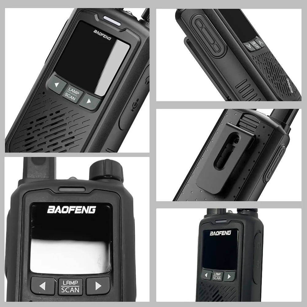 BAOFENG σετ ασύρματοι πομποδέκτες BF-T17, PMR, 0.5W, μαύρο, 2τμχ - Image 2