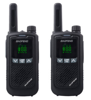 BAOFENG σετ ασύρματοι πομποδέκτες BF-T17, PMR, 0.5W, μαύρο, 2τμχ