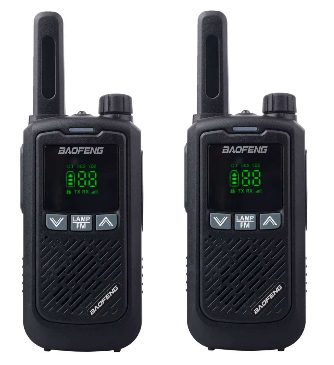 BAOFENG σετ ασύρματοι πομποδέκτες BF-T17, PMR, 0.5W, μαύρο, 2τμχ