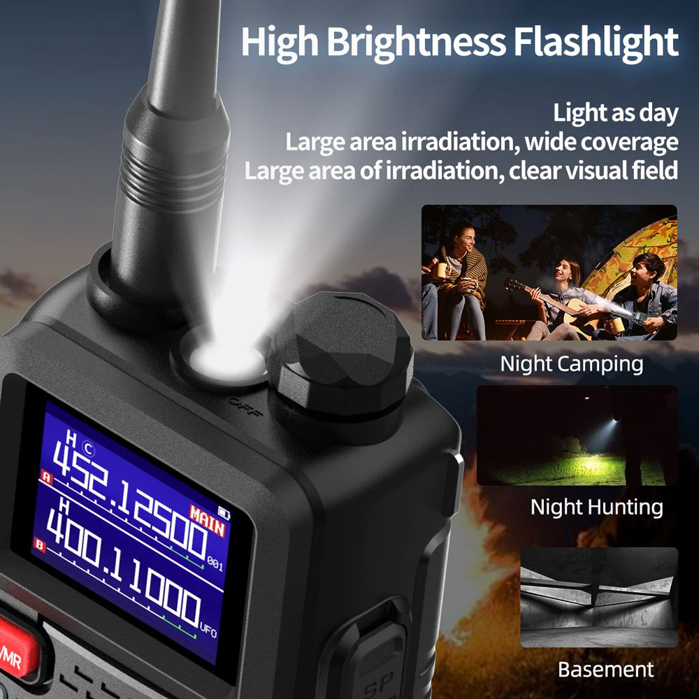 BAOFENG ασύρματος πομποδέκτης UV-5RH, VHF/UHF, 10W, μαύρος - Image 3