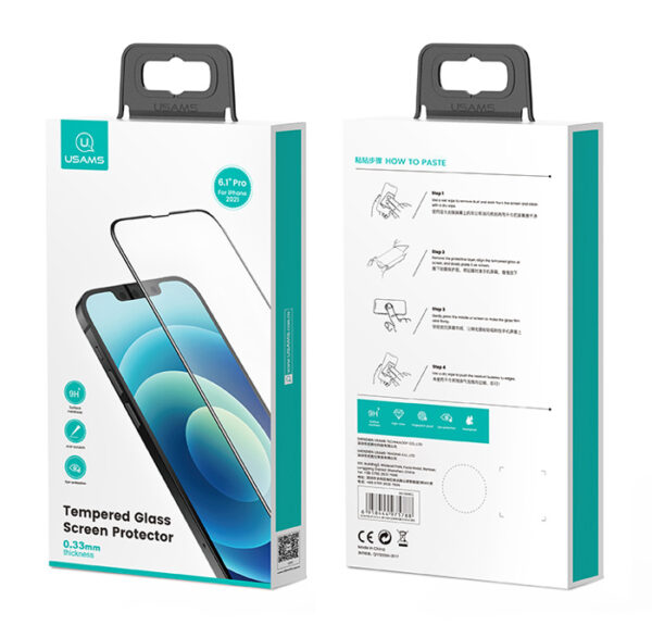 USAMS tempered glass για iPhone 13 Pro Max US-BH787, 0.33mm - Image 3