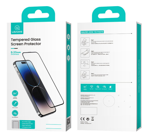 USAMS tempered glass US-BH864 για iPhone 15 Plus, 0.33mm - Image 4