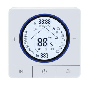 Smart θερμοστάτης αερίου BHT-800WM-GCLW, WiFi, επιτοίχιος, λευκός