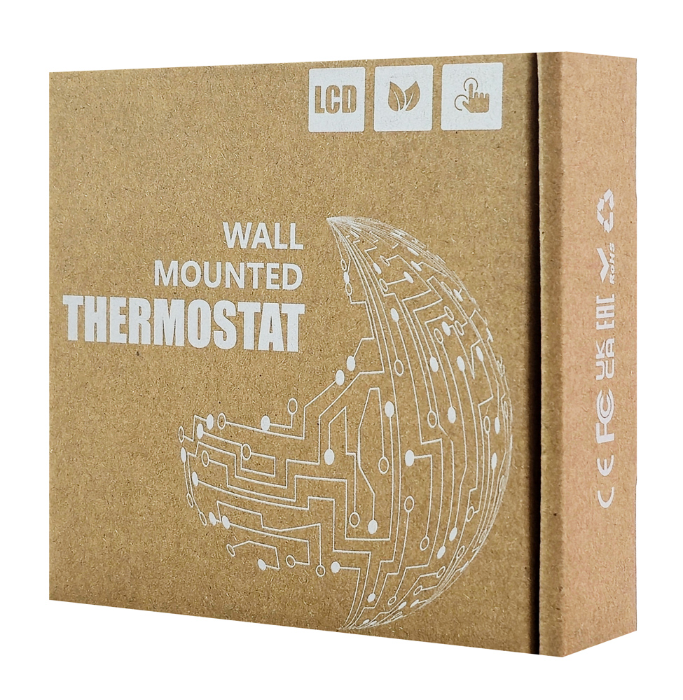 Smart θερμοστάτης αερίου BHT-800WM-GCLW, WiFi, επιτοίχιος, λευκός - Image 6