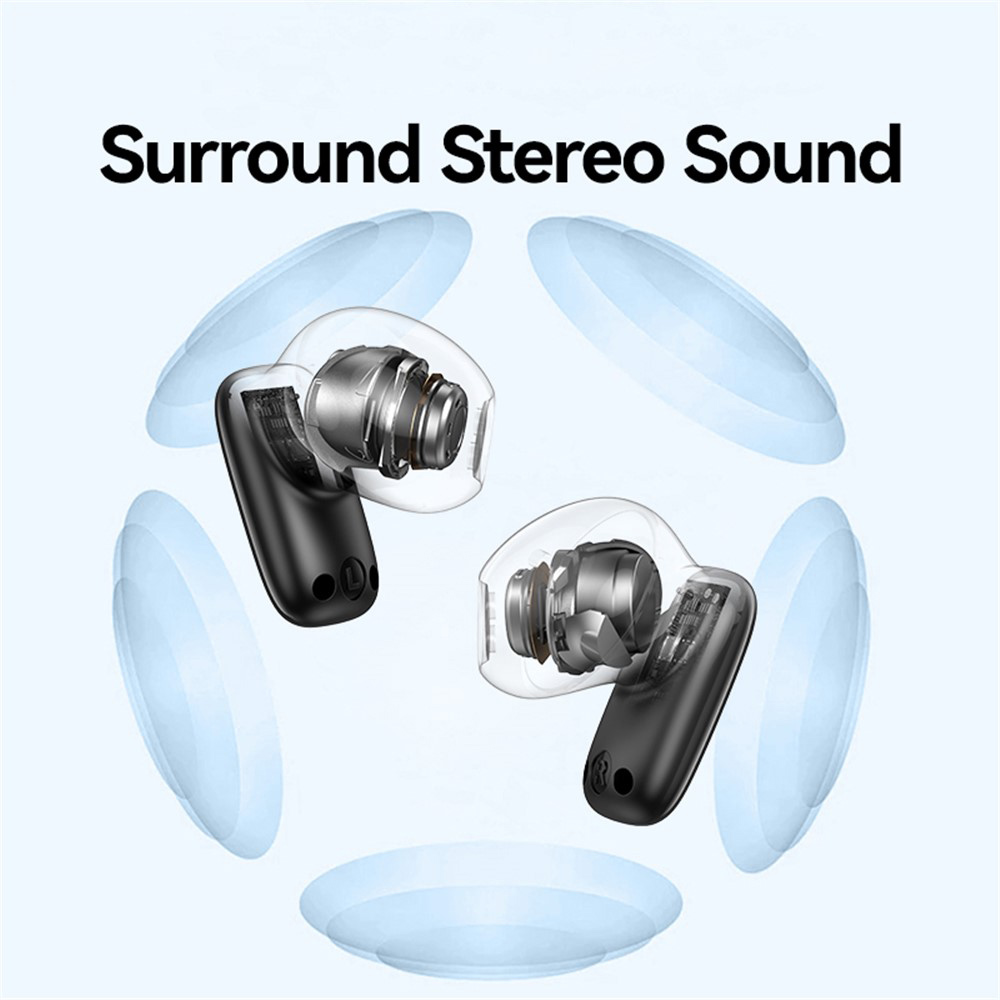 USAMS earphones με θήκη φόρτισης ID25, TWS, Φ13mm, 30/230mAh, λευκά - Image 2