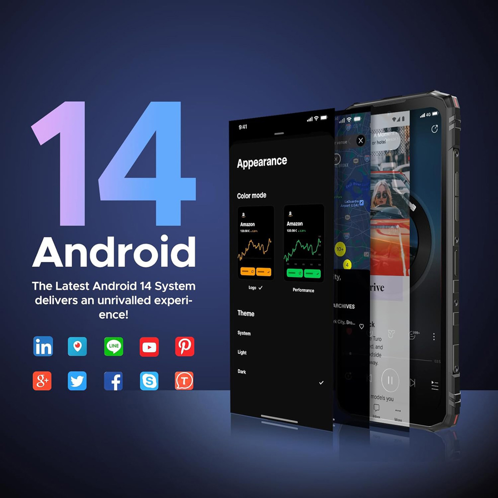 DOOGEE smartphone Blade 10, 6.56", 4/128GB, 5150mAh, IP68/IP69K, καμουφλάζ - Image 5