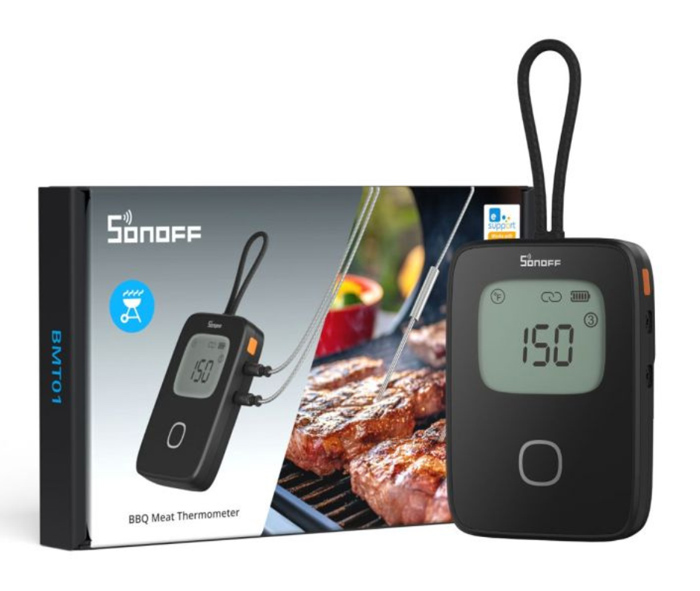 SONOFF smart θερμόμετρο barbeque BMT01 με 2x αισθητήρες, έως 300 °C, μαύρο - Image 10