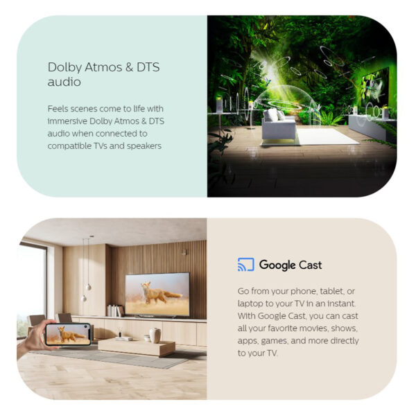 HOMATICS TV Box R 4K Plus, 4/32GB, WiFi, Google πιστοποίηση, Android 11 - Image 3