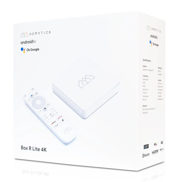 HOMATICS TV Box R Lite 4K, 2/32GB, WiFi, Google πιστοποίηση, Android 12 - Image 8