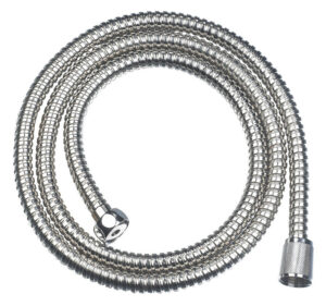 BRUNO σπιράλ ντους BRN-0243, ανοξείδωτο ατσάλι, 1.5m, ασημί