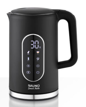 BRUNO Βραστήρας νερού προηγμένων λειτουργιών, ψηφιακός με διπλό τοίχωμα BRN-0245, 1.7L 2200W, μαύρος