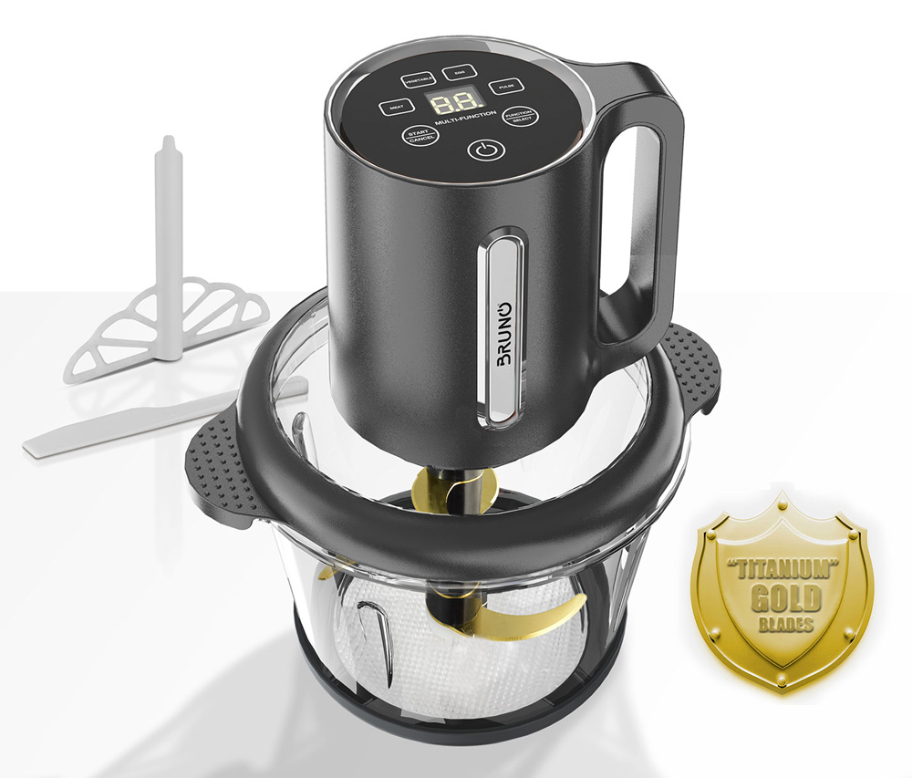 BRUNO Πολυκόπτης προηγμένων λειτουργιών, ψηφιακός BRN-0248, 500W, 1.8L, 4 λεπίδες, μαύρος