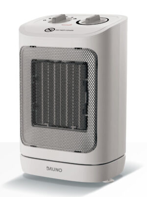 BRUNO BRN-0255 Κεραμικό Αερόθερμο 2000W με θερμοστάτη, ανεμιστήρα και αυτόματη περιστροφή, λευκό