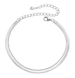 BAMOER βραχιόλι BSB193, ασήμι 925, ασημί