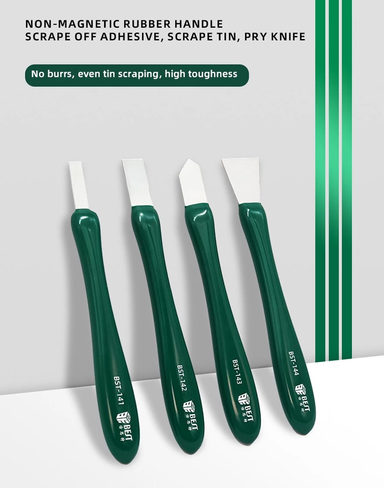 BEST σετ εργαλείων αφαίρεσης κόλλας για επισκευές κινητών BST-141-144, 4τμχ - Image 2