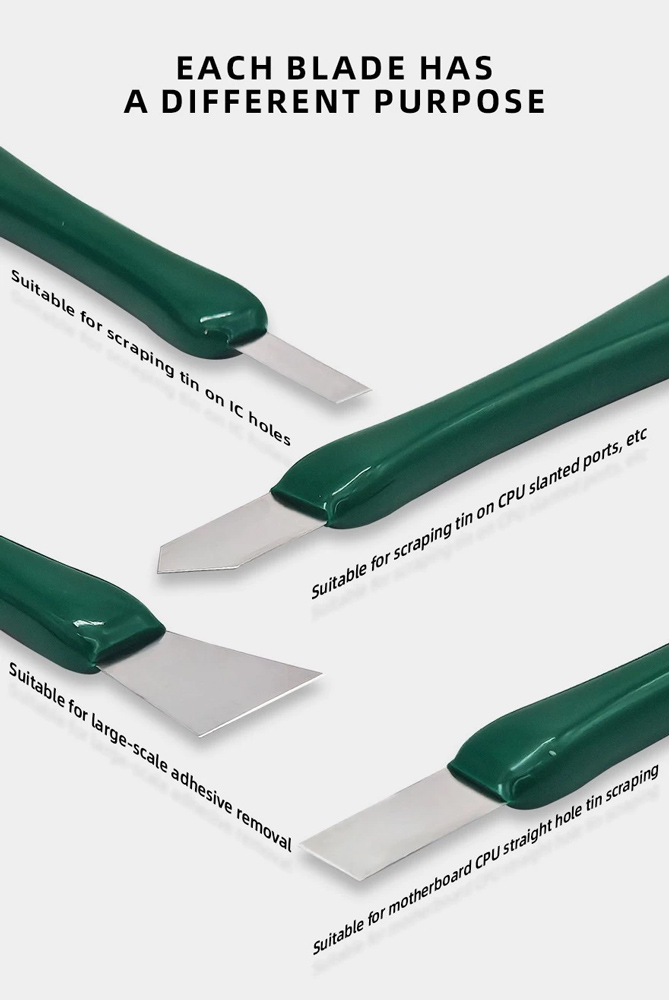 BEST σετ εργαλείων αφαίρεσης κόλλας για επισκευές κινητών BST-141-144, 4τμχ - Image 3