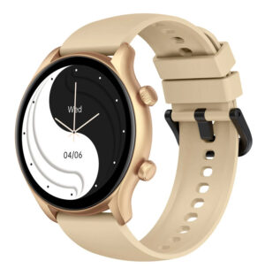 ZEBLAZE smartwatch Btalk 3 Plus, heart rate, 1.39" IPS, χρυσό