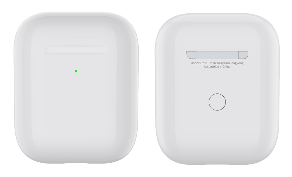 CELEBRAT earphones με θήκη φόρτισης C200 Pro, True Wireless, 13mm, 30/300mAh, λευκά - Image 4