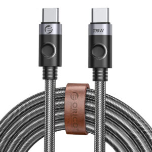 ORICO καλώδιο USB-C C2CZ, 100W, 480Mbps, 1m, μαύρο