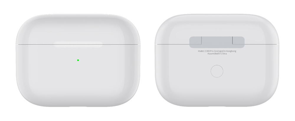 CELEBRAT earphones με θήκη φόρτισης C300 Pro, True Wireless, 13mm, 30/300mAh, λευκά - Image 4