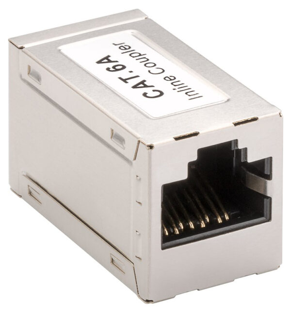 POWERTECH σύνδεσμος RJ45 Cat 6A CAB-N324, 500MHz, PoE+, ασημί - Image 2