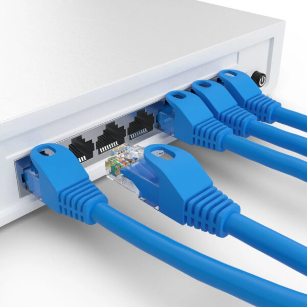 POWERTECH καλώδιο δικτύου CAB-N368, Cat 5e U/UTP, CCA, 100Hz, 2m, μπλε - Image 2