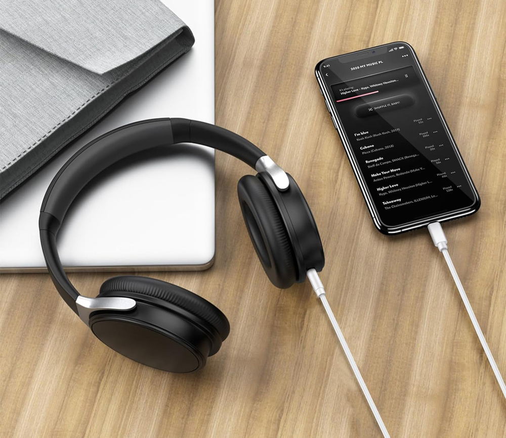 POWERTECH καλώδιο USB-C σε 3.5mm CAB-UC093, 1m, λευκό - Image 2