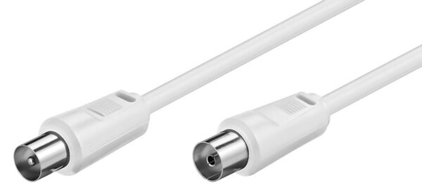 POWERTECH καλώδιο κεραίας CAB-V018, αρσενικό σε θηλυκό, 10m, λευκό