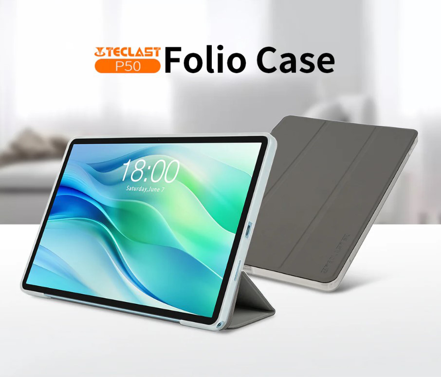 TECLAST θήκη προστασίας CASE-P502025 για tablet P50 2025, γκρι - Image 2