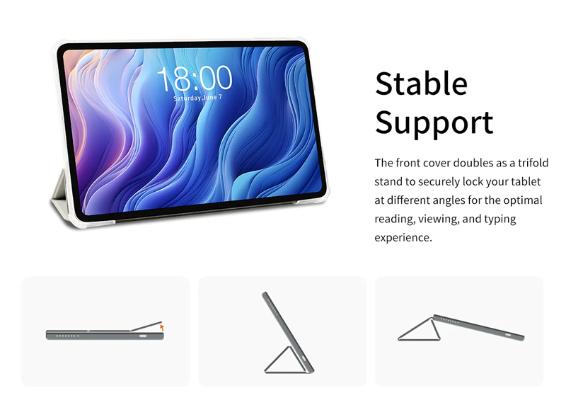 TECLAST θήκη προστασίας CASE-T60PLUS για tablet T60 Plus, γκρι - Image 2