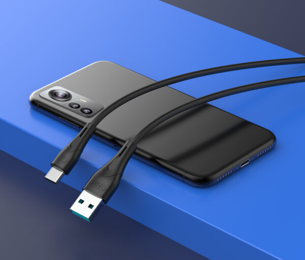 CELEBRAT καλώδιο USB-C σε USB CB-18T, 15W 3A, 480Mbps, 1m, μαύρο - Image 2