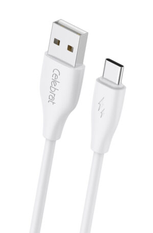 CELEBRAT καλώδιο USB-C σε USB CB-31A, 15W, 480Mbps, 1m, λευκό