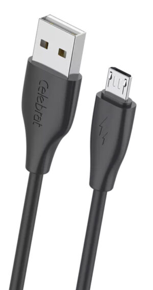 CELEBRAT καλώδιο micro USB σε USB CB-31, 15W, 480Mbps, 1m, μαύρο