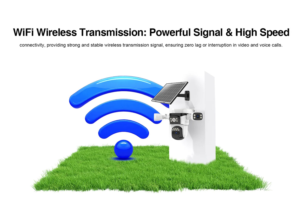 VSTARCAM smart ηλιακή κάμερα CB621SR, triple lens, 2MP, WiFi, SD, PTZ, IP66 - Image 9